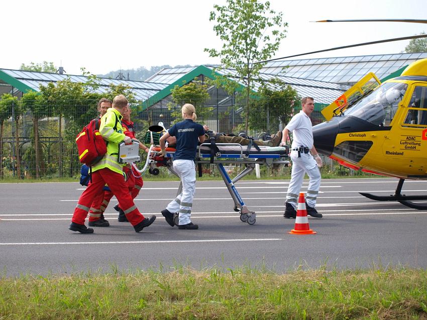 Schwerer Unfall mit Reisebus Lohmar Donrather Dreieck P059.JPG